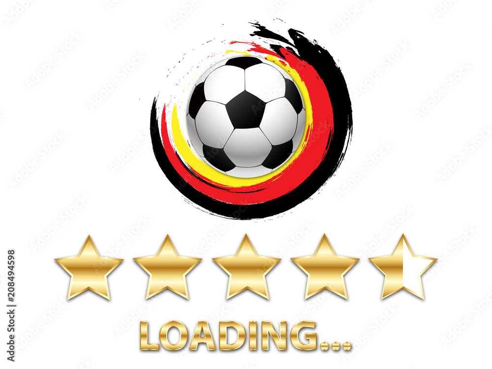 Obraz premium Fussball Deutschland 2018