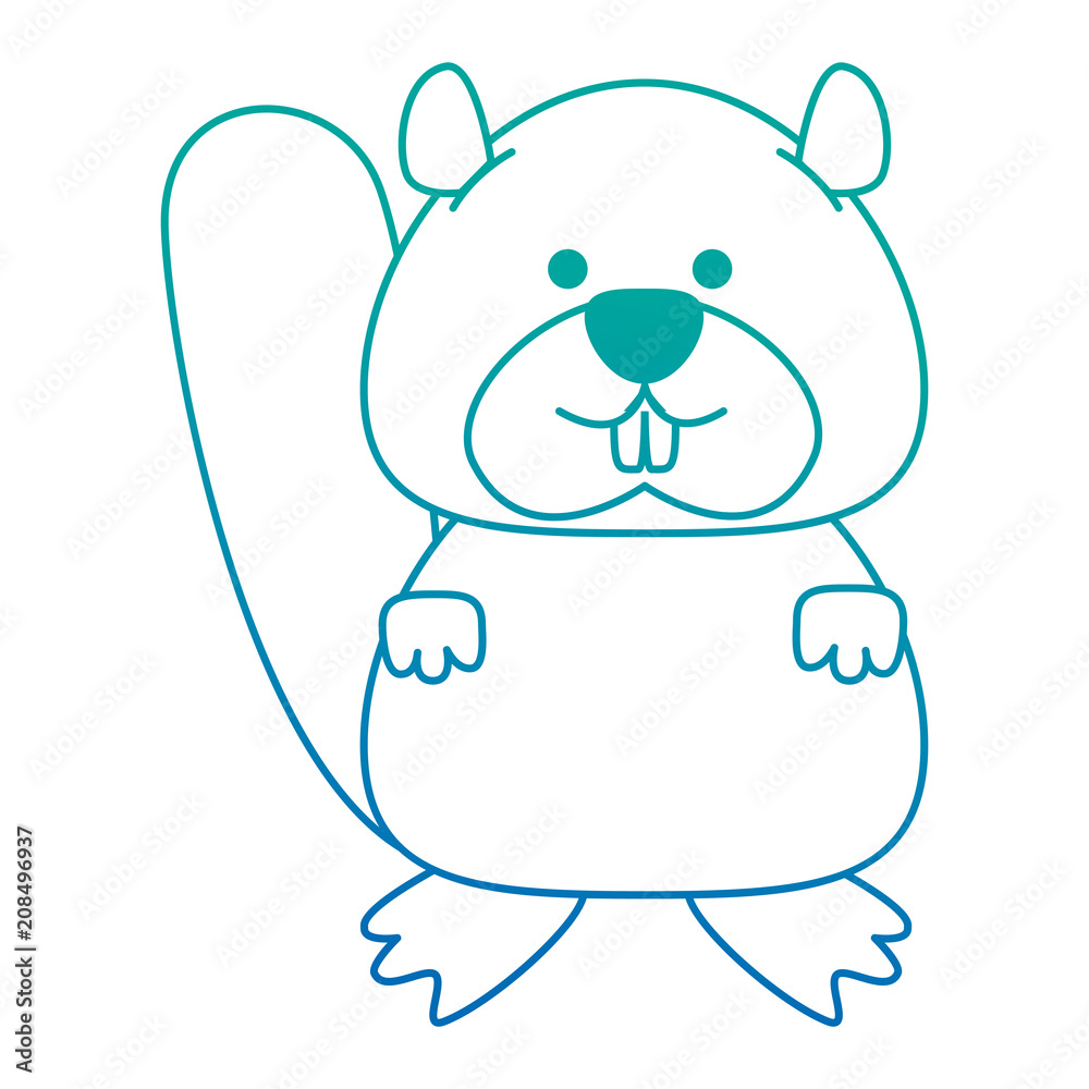cute canadian marmot icon vector illustration design cute canadian marmot icon vector illustration design