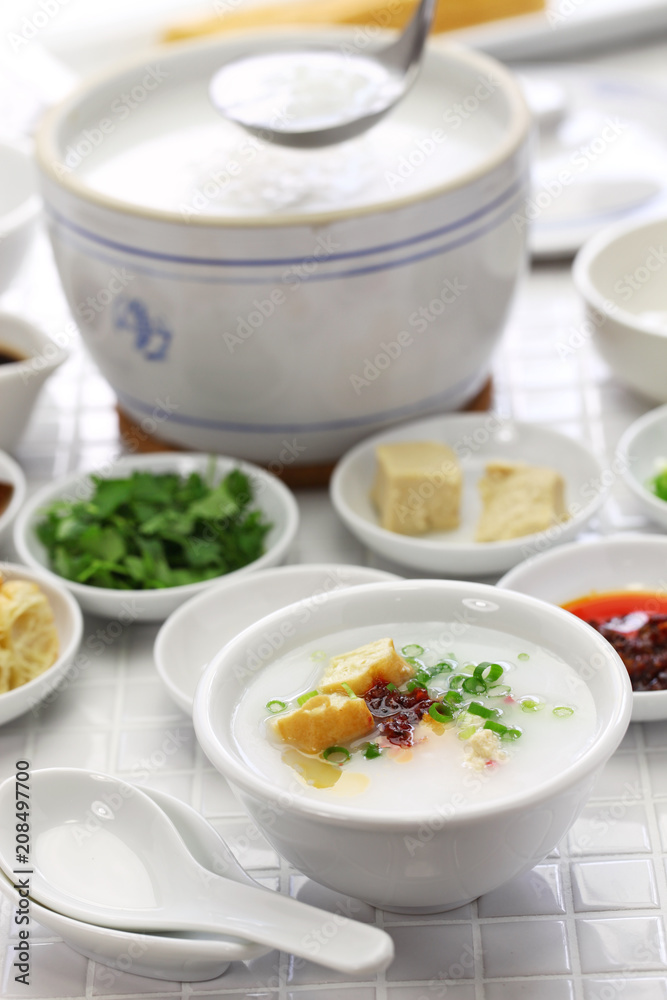 congee, chinese rice porridge, chinese traditional healthy breakfast congee, chinese rice porridge, chinese traditional healthy breakfast