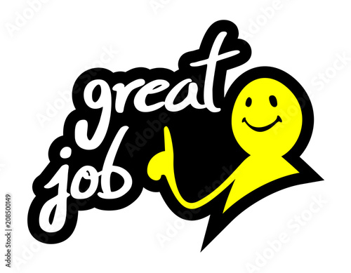 great job message