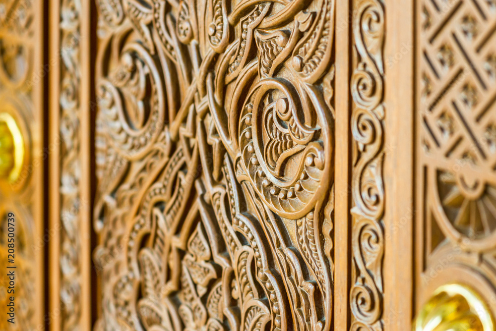 Architectural design detail of the Muscat Grand Mosque - 1