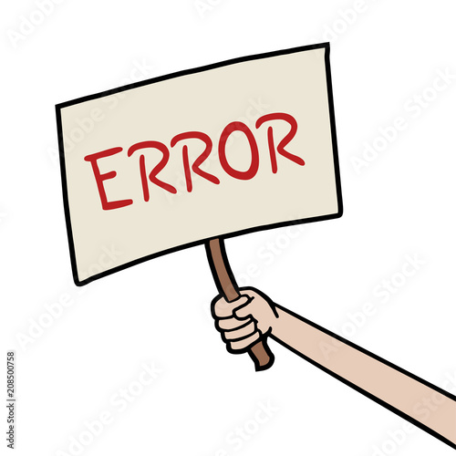 banner error message
