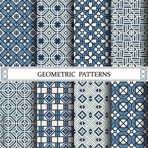octagon geometric vector pattern for web page background