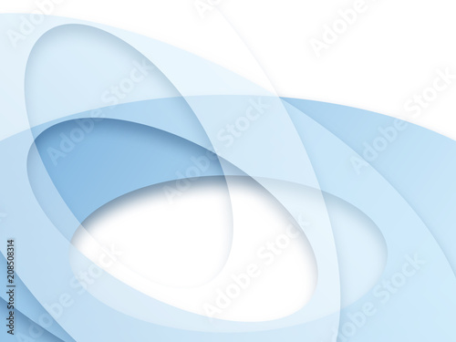 Abstract Soft Color Circle Design Element