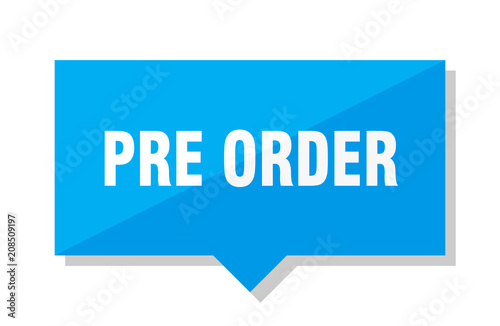 pre order price tag