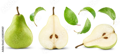 Obraz na plátně pears with leaf