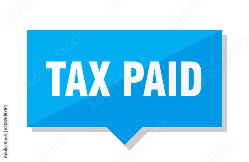 tax paid price tag