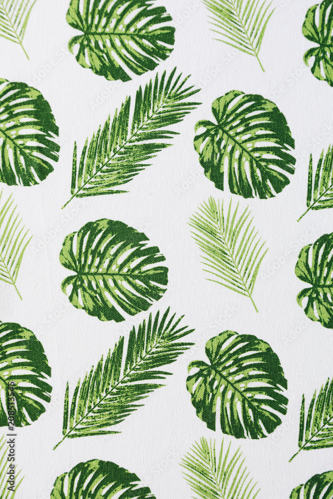 Palm leaves tablecloth