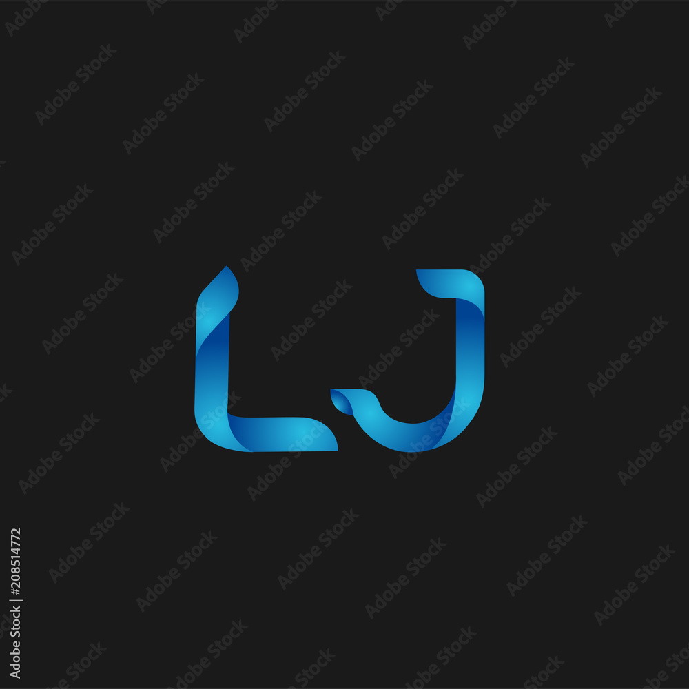 Initial Letter LJ Logo Vector Design Initial Letter LJ Logo Vector Design
