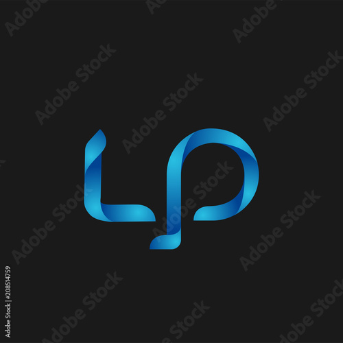 Initial Letter LP Logo Vector Design