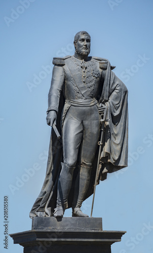 Statue of King of Naples  Ferdinand II of Bourbon  Italy