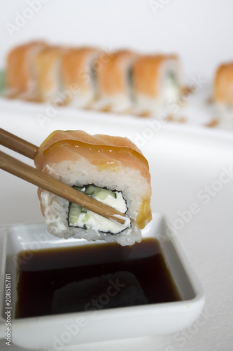 food photo sushi rolls photo