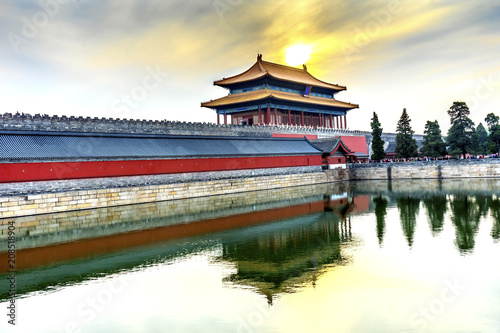 Gate Heavenly Purity Gugong Forbidden City Beijing China