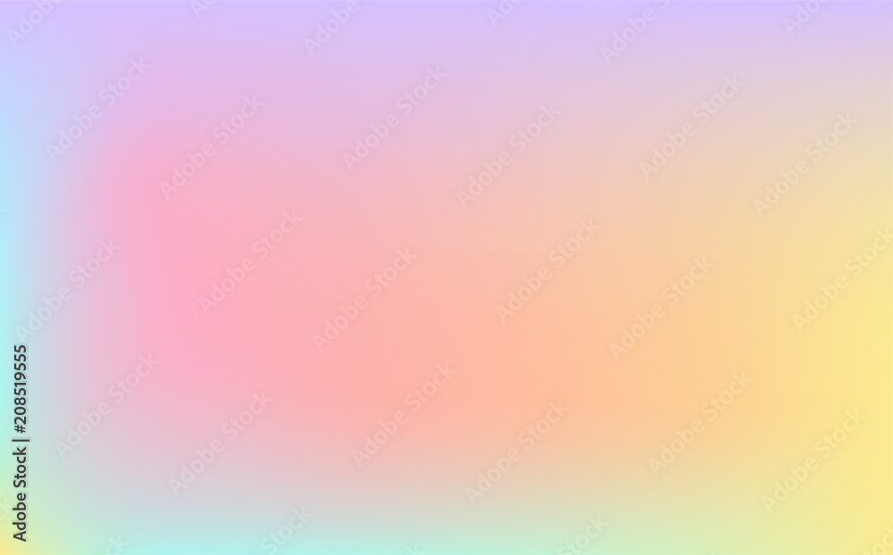 Vector background in light pastel rainbow colors