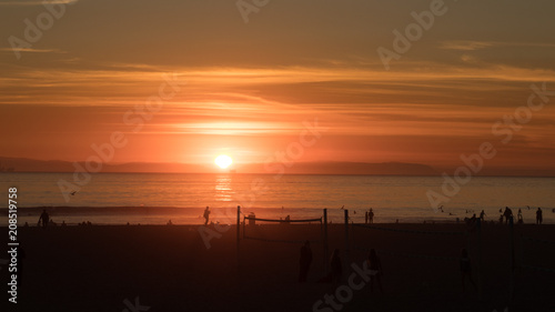 Sunset in California