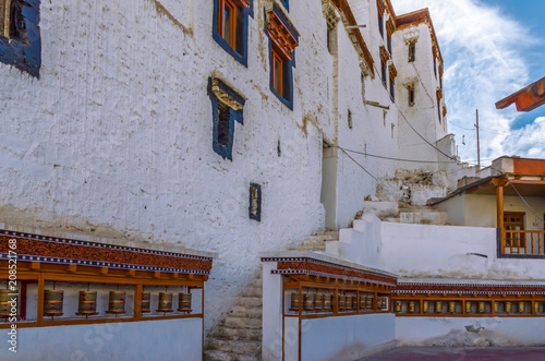 Inside of Chemday Monastery, Jammu and Kashmir photo