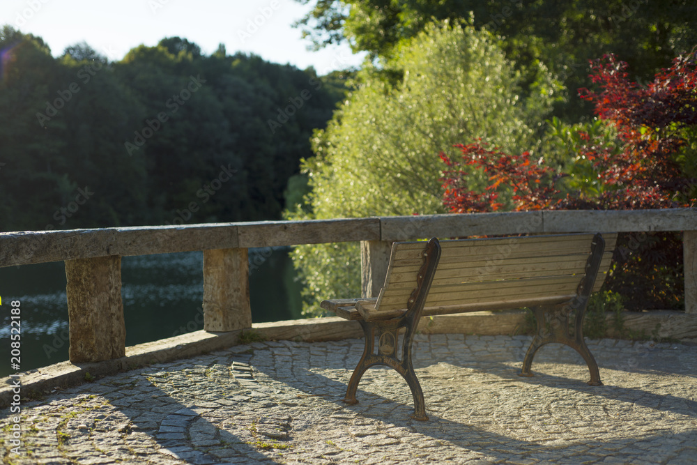 benches by the lake 2