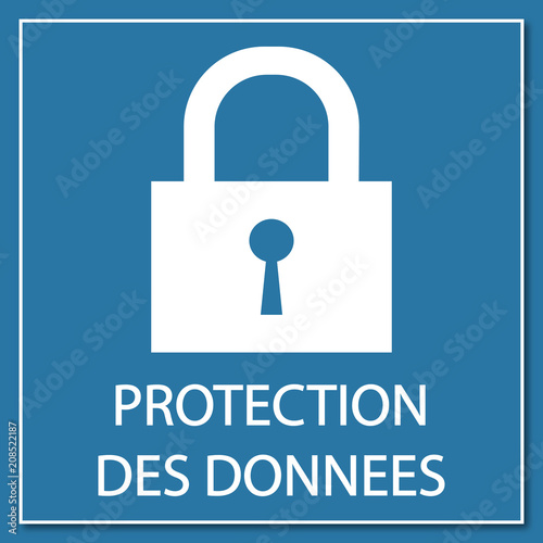 Logo protection des données.