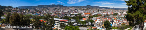 A panoramic view of Loja