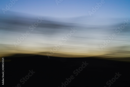 Wave blur of landscape abstract before sunrise © Brian Scantlebury
