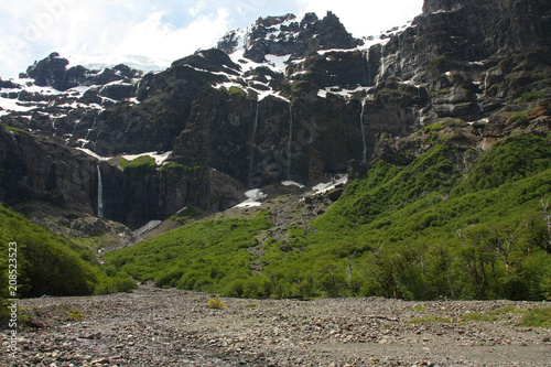 Garganta del diablo Cerro Tronador Parque Nacional Nahuel Huapi, Argentina photo