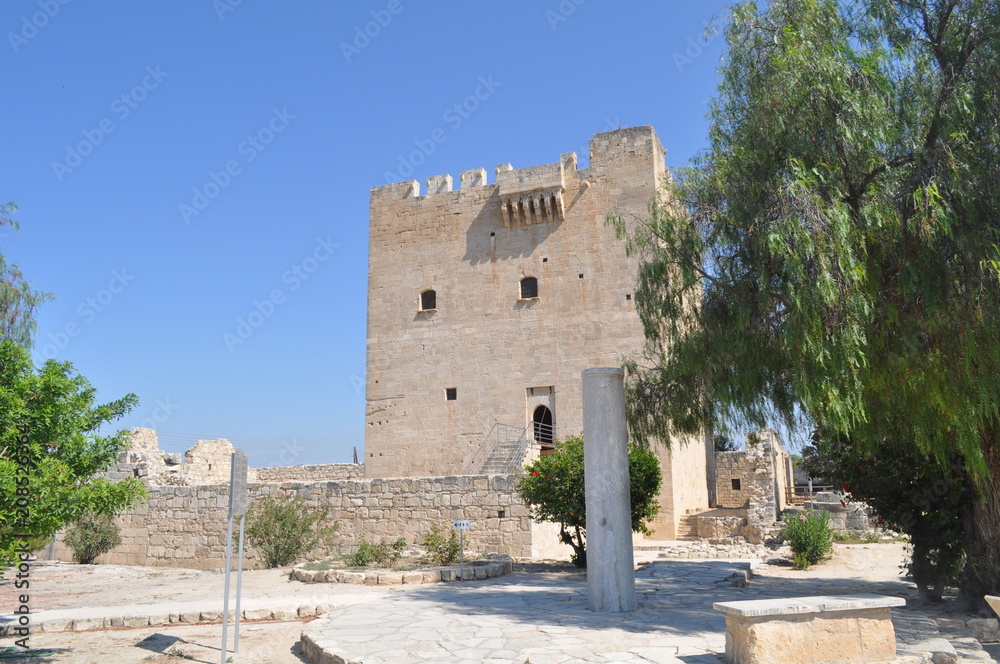The medieval Kolossi Castle in Cyprus (Limassol)