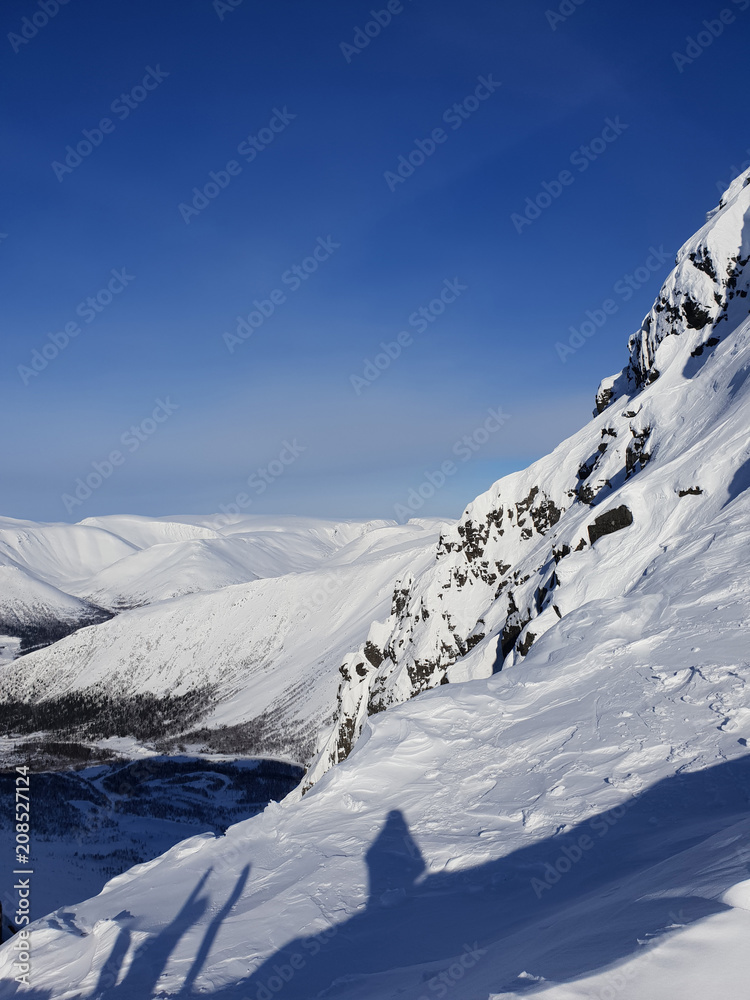 North mountains in Murmansk, Russia