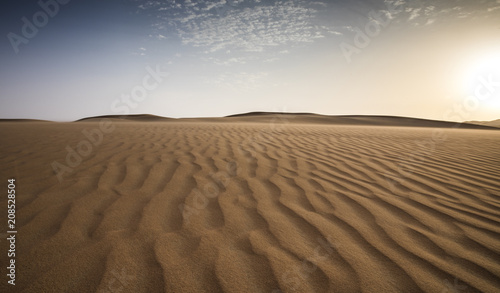 sunset in Liwa desert