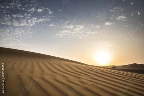 sunset in Liwa desert