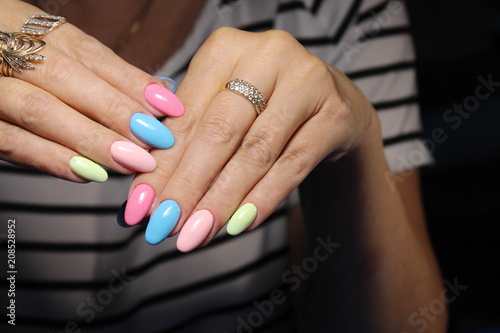 fashion manicure nails