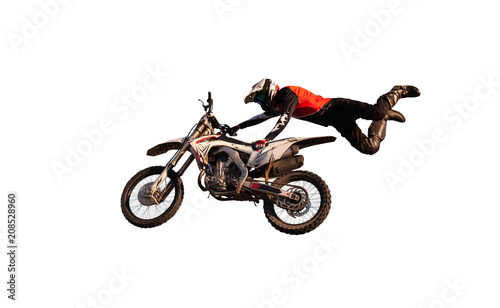 motocross freestyle isolated