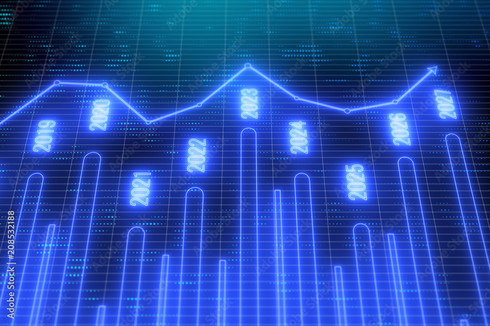 Creative forex chart background Creative forex chart background