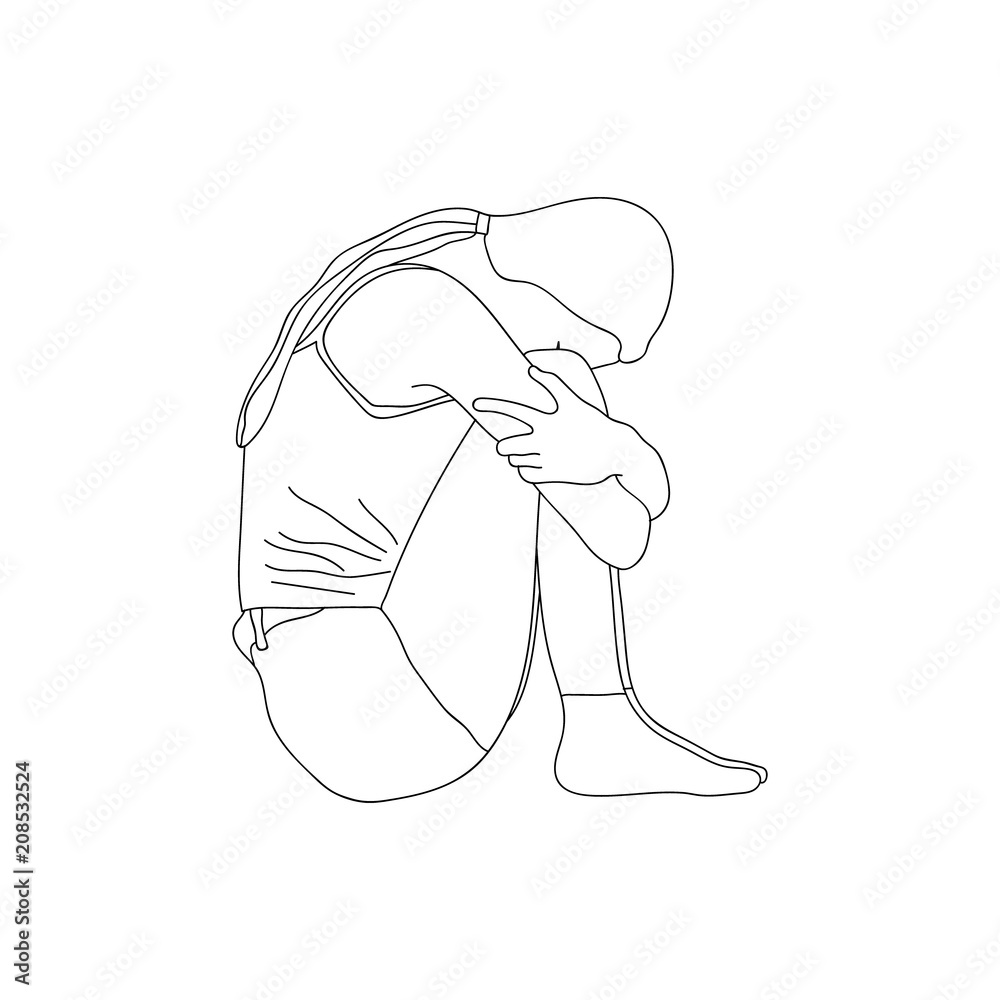 620 Sad Lonely Girl Drawing Stock Photos Pictures  RoyaltyFree Images   iStock