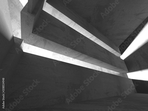 Abstract geometric concrete architecture background