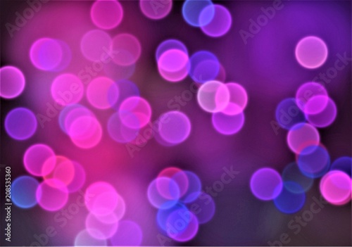 Abstract background, bokeh effect, template for design of posters, banners, postcards and advertising booklets