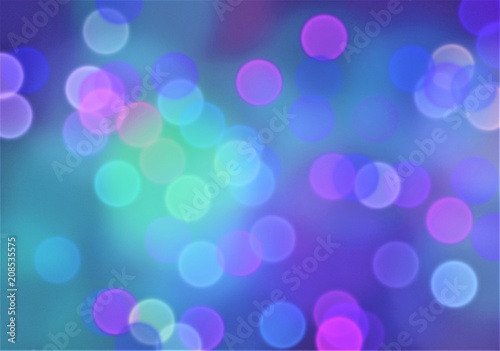 Abstract background, bokeh effect, template for design of posters, banners, postcards and advertising booklets
