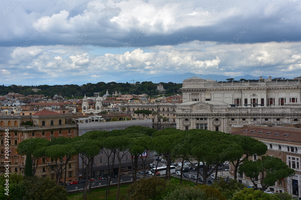 Panorama of Rome.