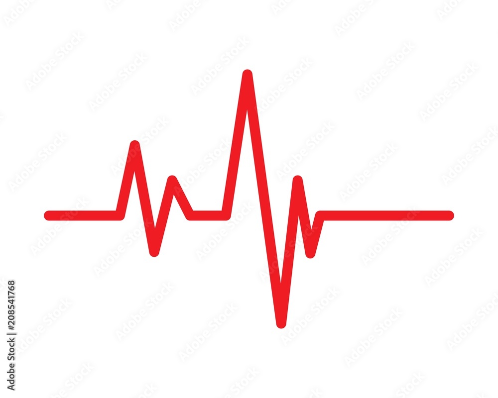 pulse line vector pulse line vector