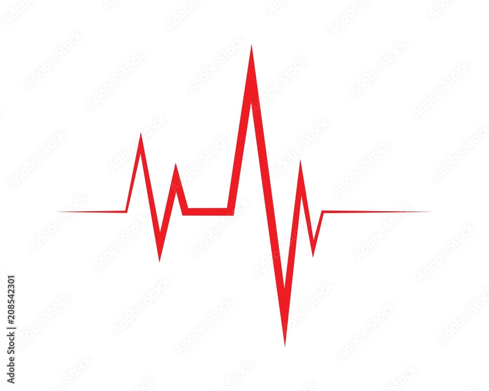 pulse line vector pulse line vector