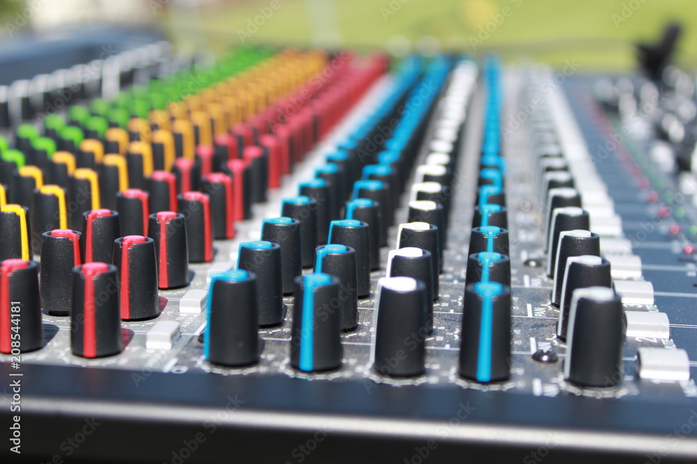 Colorful sound mixer