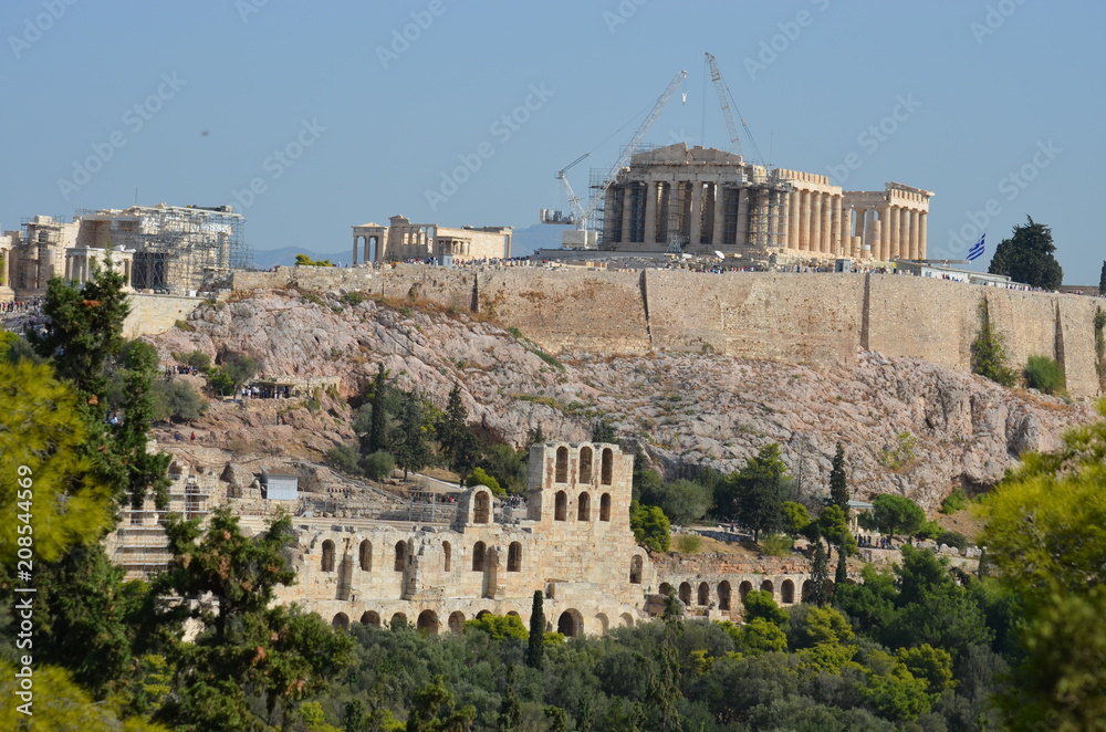 Parthenon athens ruins ancient antic greece