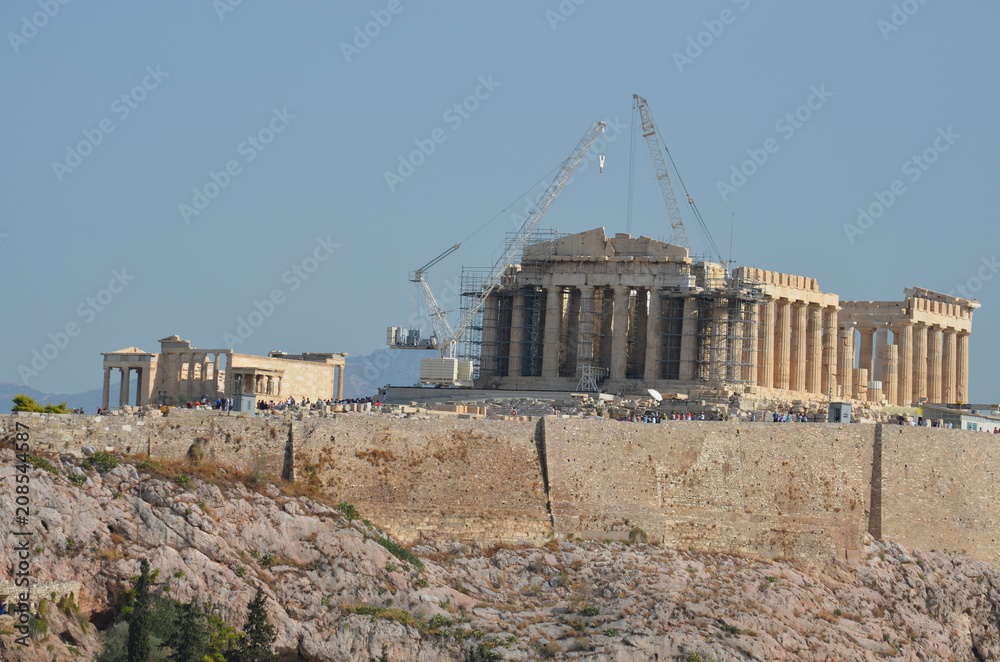 Parthenon athens ruins ancient antic greece