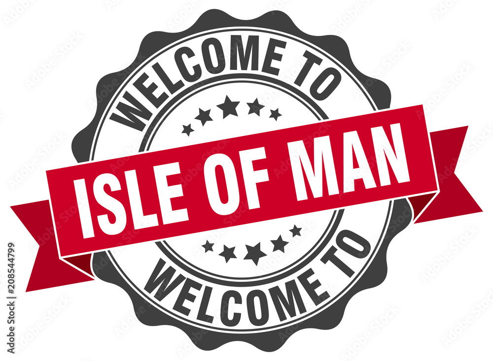 Isle Of Man round ribbon seal