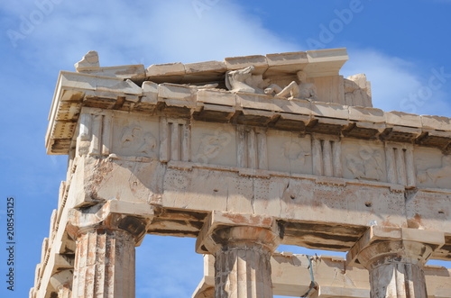 Fotografie Parthenon athens ruins ancient antic greece