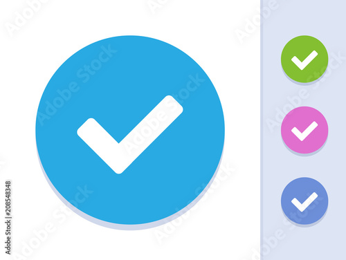 Check - Round Glyph Buttons