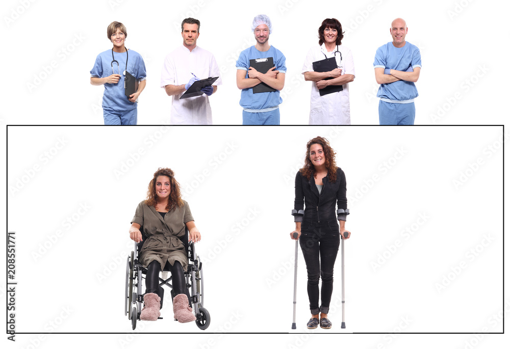 Obraz premium Group of healthcare people