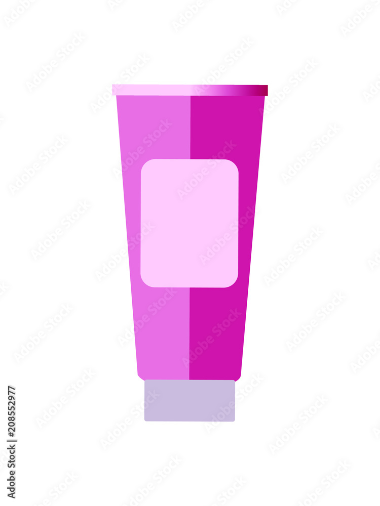 Lotion tube illustration vector. copy space for logo or brand design Lotion tube illustration vector. copy space for logo or brand design