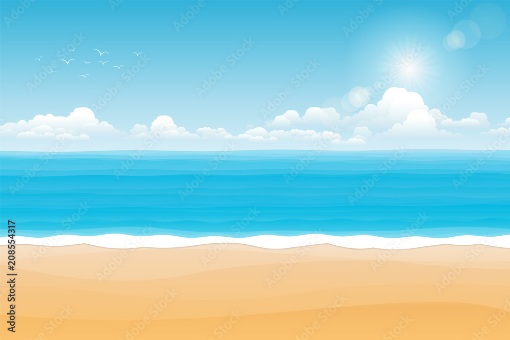 Obraz premium Seascape tropikalny