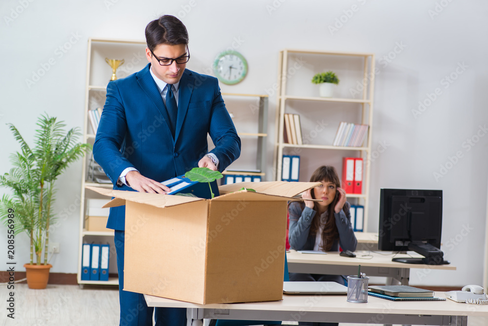 Person being fired from his work Person being fired from his work