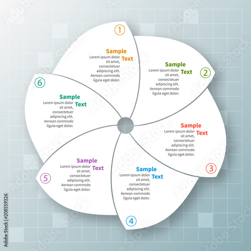 Abstract 3D Paper Infographics